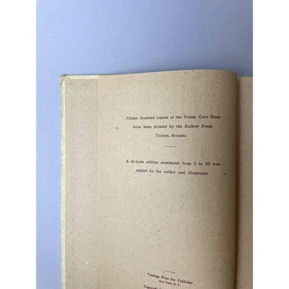 RARE The Young Corn Rises by Patricia Benton Illustrated by DeGrazia Ltd 1st Ed - Picture 8 of 13